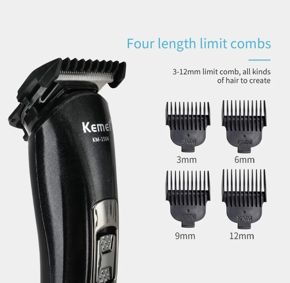Kemei KM-1506 3 in 1 Electric Shaver USB Charging Hair trimmer