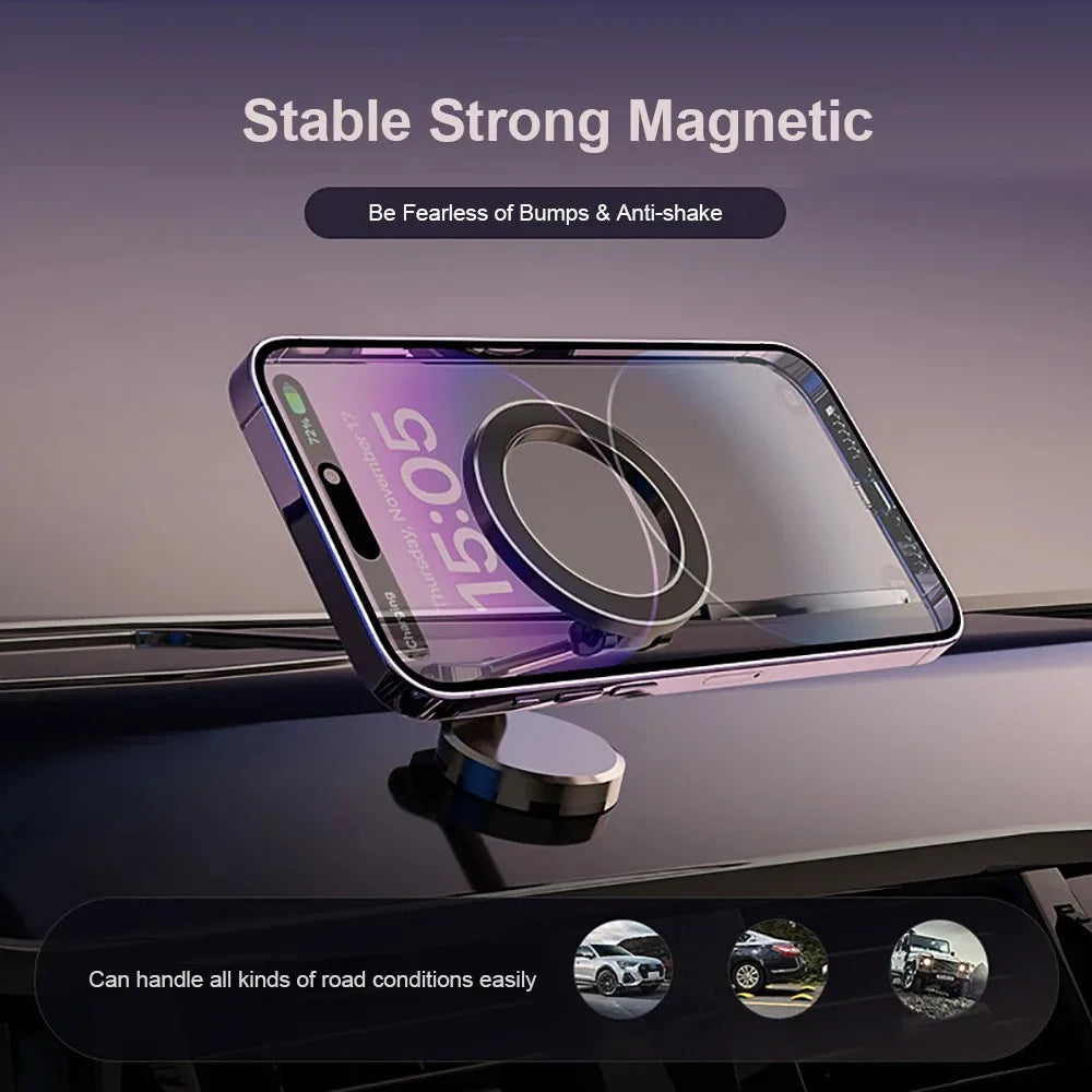 Magnetic Magsafe Car Phone Holder For Vehicles Mobile Support For  Car