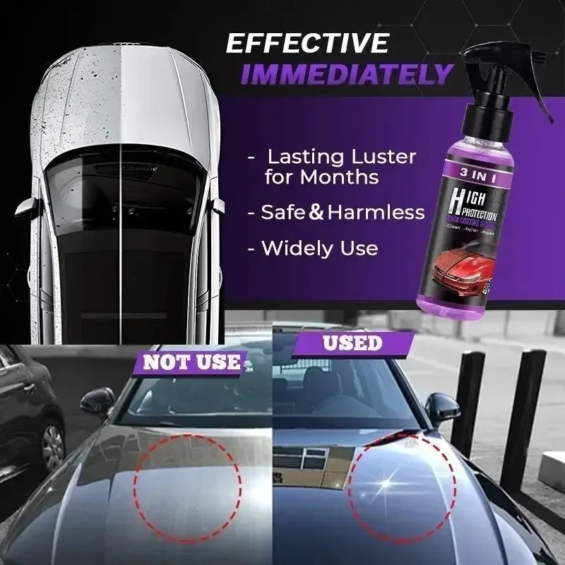 30/100ml SHINE ARMOR Fortify Quick Coat Ceramic Coating Car Wax Polish