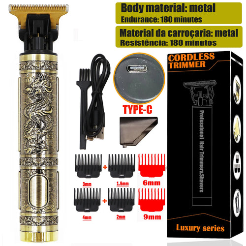 Tondeuse Dragon Vintage T9 Cordless Professional Hair Clippers
