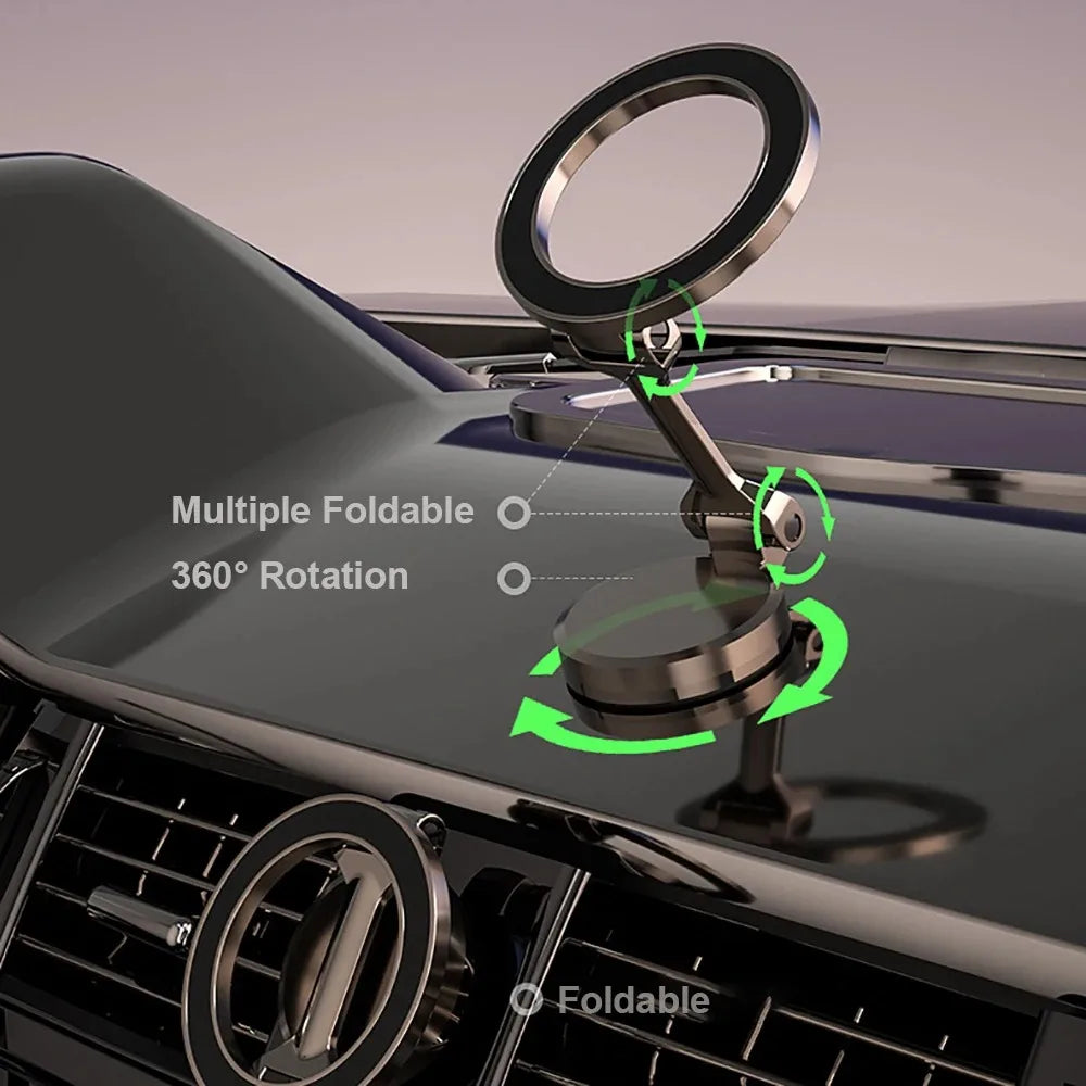 Magnetic Magsafe Car Phone Holder For Vehicles Mobile Support For  Car
