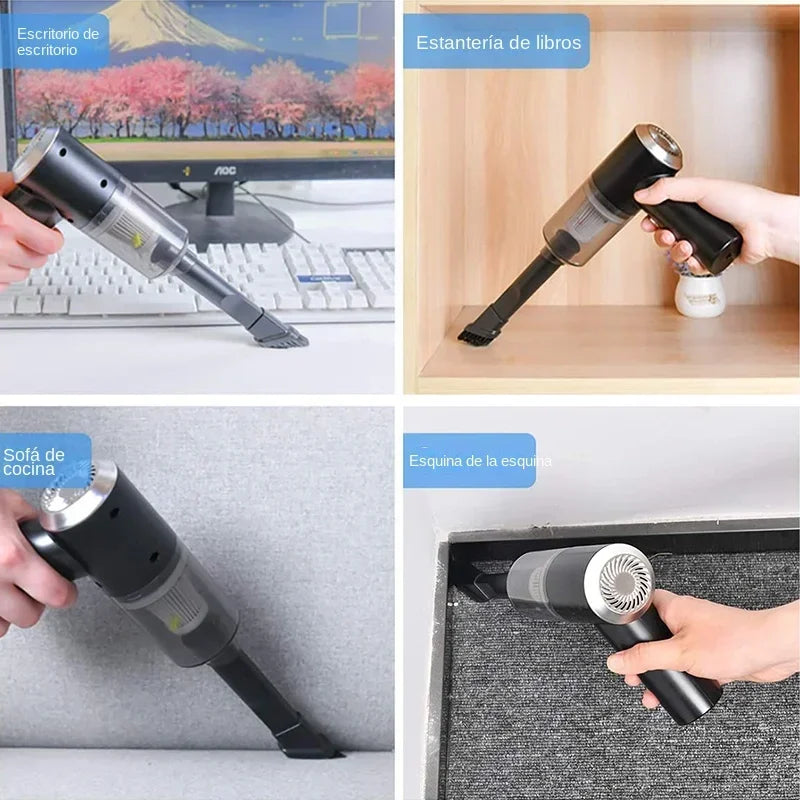9000Pa Wireless Car Vacuum Cleaner USB Charging 1200mAh Portable