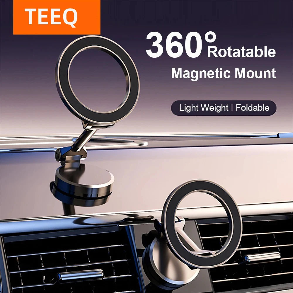 Magnetic Magsafe Car Phone Holder For Vehicles Mobile Support For  Car